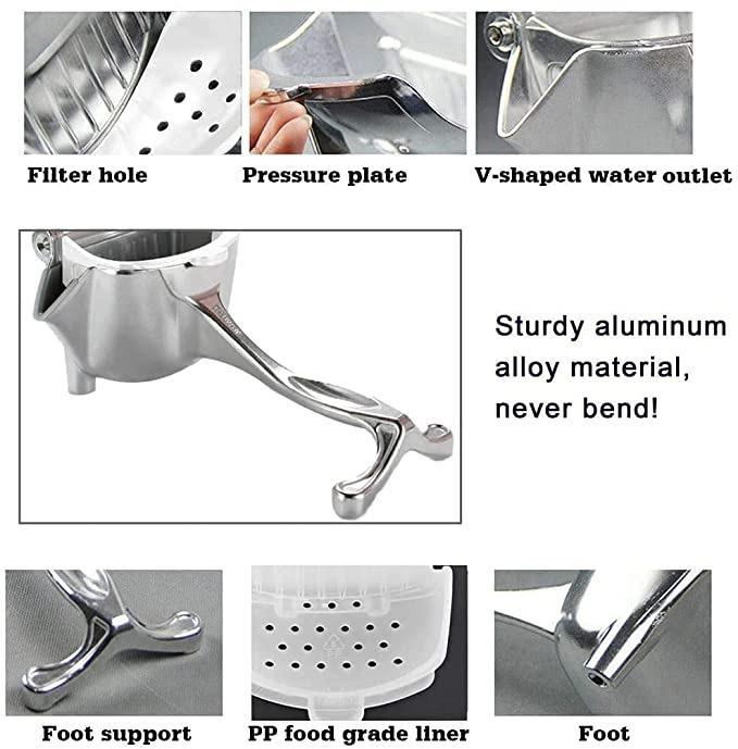 Manual Fruit Press Aluminum Juicer
